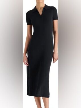 Zara Black Polo Maxi Dress